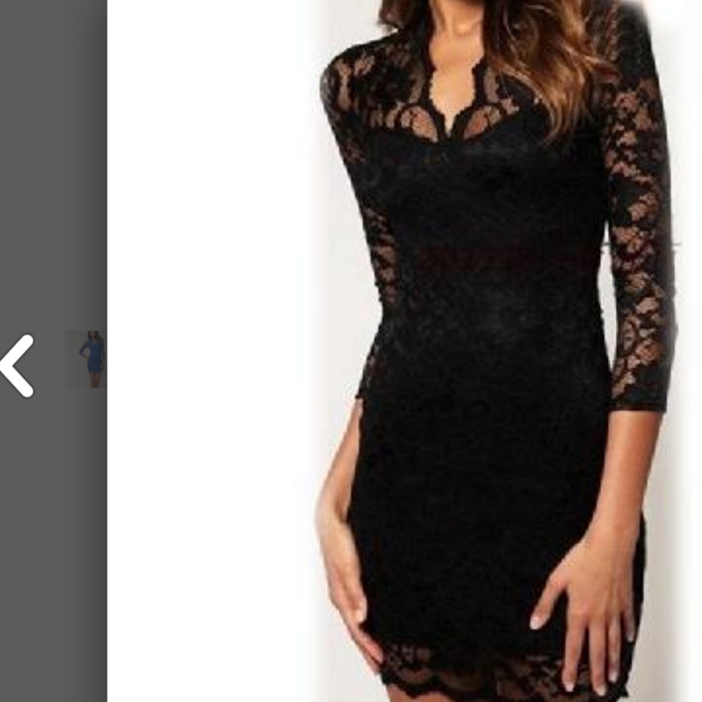 Little black lace dresse